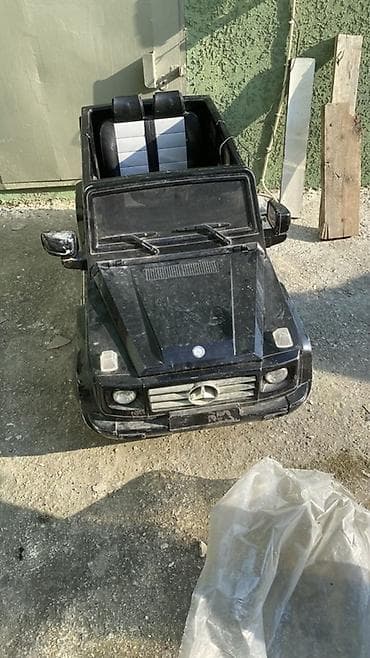 usaq masn: Uşaq üçün elektrikli minik maşını – G‑Class üslubunda, qara rəng — 1