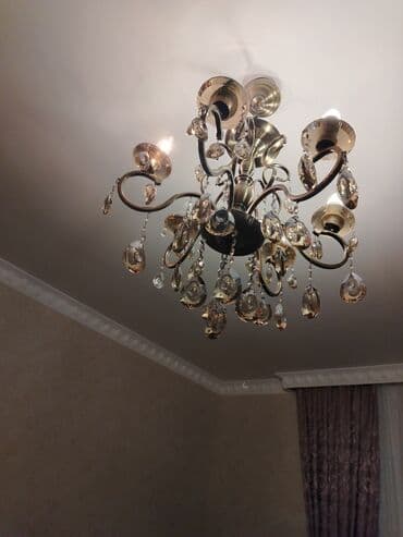 spot lampalar: Çılçıraq, 6 lampa, Xrustal — 2