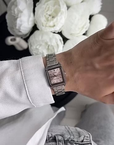 Kişi ayaqqabıları: Qol saatı, Casio, rəng - Gümüşü — 2