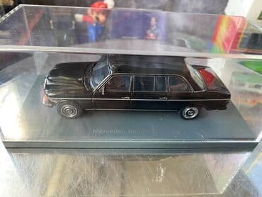 metbex tavan modelleri: Коллекционная модель Mercedes-Benz 240D V123 limousine black 1978 NEO — 8