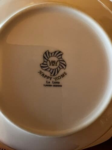 Mətbəx aksesuarları: Nahar dəsti, rəng - Ağ, Farfor — 5