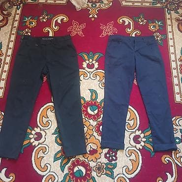 mini geyim: Kişi şalvarları – 2 ədəd - Brend: Tom Ford (soldakı modeldə etiketdə — 1