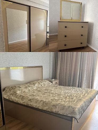 termo mebel: İkinəfərlik çarpayı, Dolab, Termo, 2 tumba, İşlənmiş — 1