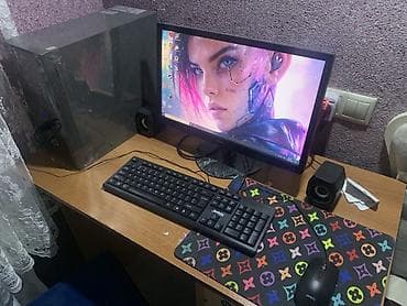 Masaüstü kompüter seti Tərkib: - Sistem bloku: Intel Core i3-2100