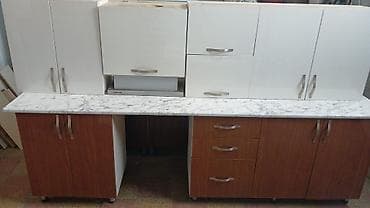 Mətbəx mebeli, ölçu 275 sm. Rezopalı təzədir. Mebelin materialı MDF lalafo.az -da Mətbəx mebeli, ölçu 275 sm. Rezopalı təzədir. Mebelin materialı MDF