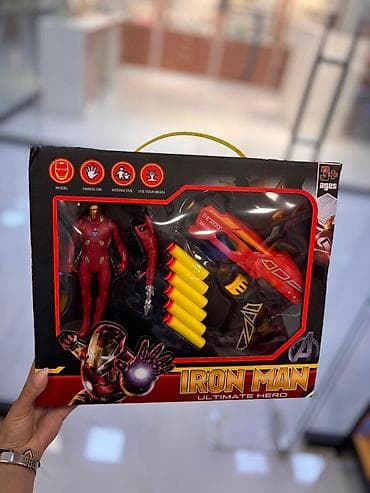 Uşaq oyuncaqları – süngər oxlu atıcı dəstlər 1) M65 Spider Man süngər