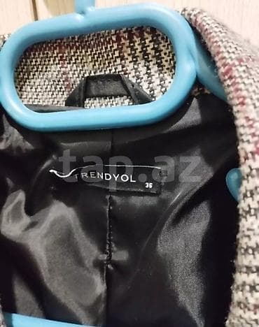 sumqayitda palto: Palto, Trendyolmilla, S, rəng - Boz — 2