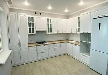 Sifarişlə mətbəx dəsti, Özü çəkən petlələr, MDF, Pulsuz çatdırılma, Rayonlara çatdırılma