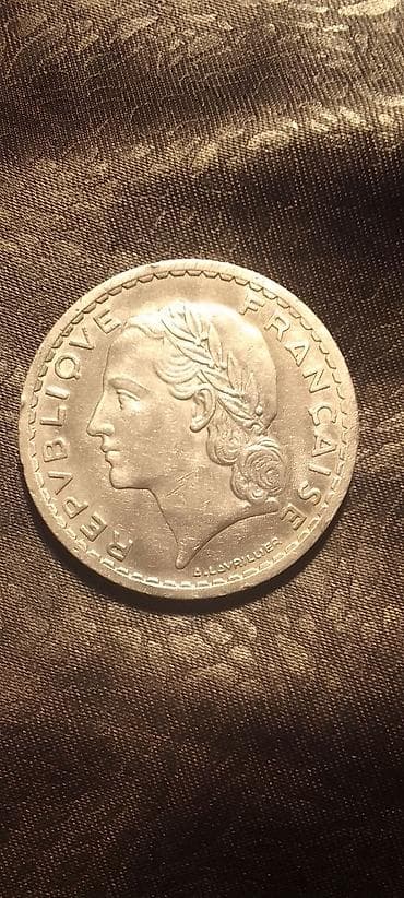 5 Frank, 1949 il, Vəziyyəti: Yaxşı — 1