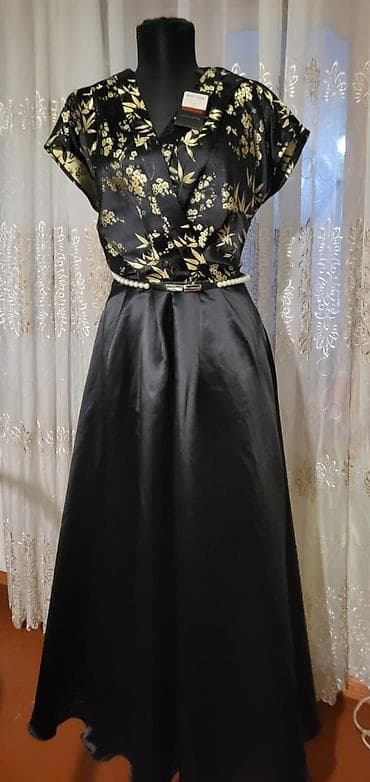 yun don: TƏZƏ Qadın axşam geyimi – zərif uzun don - Rəng: qara, üst hissədə — 1