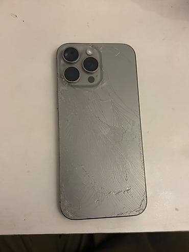irşad iphone 16 pro: IPhone 16 Pro Max, 256 GB, Gümüşü, Qırıq — 2