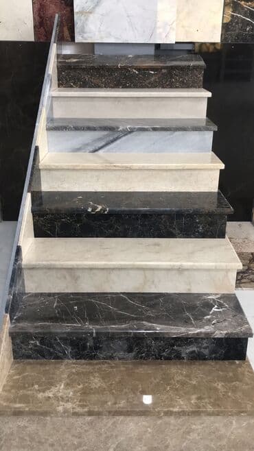 Мрамор: Mərmər pilləkənlərin istənilən ölçü duzayn və rəngə uyğyn sifarişi — 2