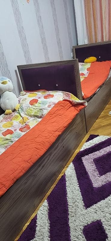 Oğlan və qız üçün, 2 təknəfərlik çarpayı