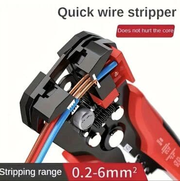 toxunma saplar sederek: 🔌Soyma aralığı: 0.2 - 6 mm² Avtomatik mexanizm (əl gücü az — 1