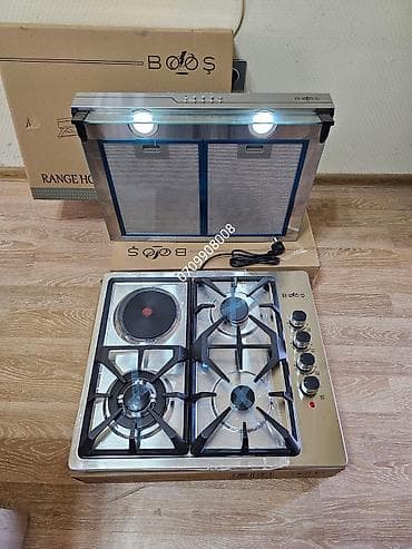 mini pec: Qaz plitəsi Quraşdırılan, 4 gözlü, Yeni — 1