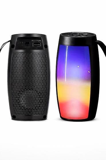 kalonk: Daşınan LED işıqlı Bluetooth dinamik - Rəngli LED işıqlandırma: Ön — 1