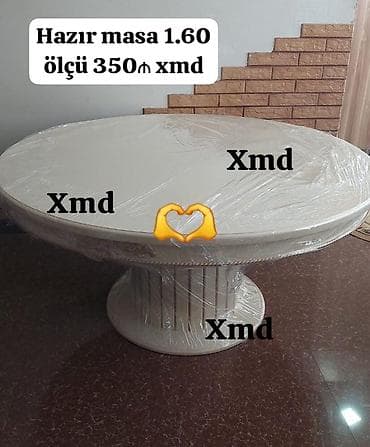 Qonaq masası, Yeni, Yumru masa