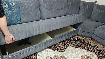 kunc divanı: Künc divan, Bazalı, Vеlur parça — 3