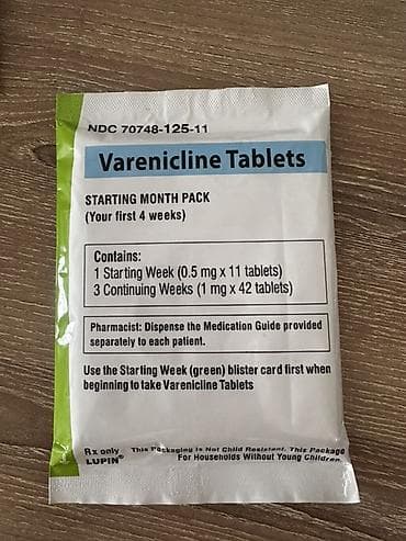 med: Varenicline Tablets – Starting Month Pack (ilk 4 həftəlik kurs) — 1