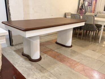 Qonaq masası, Yeni, Açılan, MDF, Dördbucaq masa