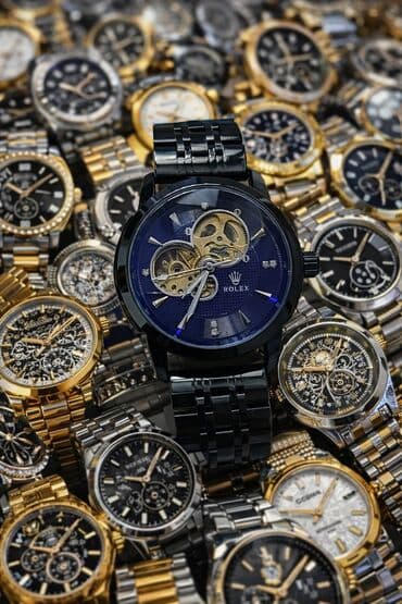 saat mexanika: Yeni, Qol saatı, Rolex, rəng - Qara — 1