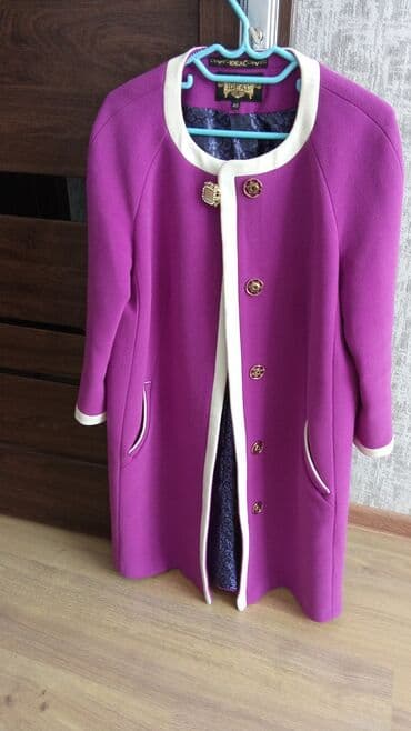 palto qadın üçün: Palto, L, rəng - Bənövşəyi — 2