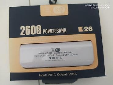 Powerbank 2600mah yeni samsung ayfon ucun gedir bir der dolduru