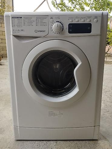su qizdircisi: Paltaryuyan maşın Indesit, 5 kq, İşlənmiş, Avtomat, Qurutmasız — 7