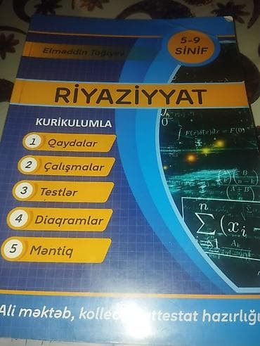 Riyaziyyat – 5–9 sinif üçün toplu (Elməddin Tağıyev) kitab satılır kim — 2