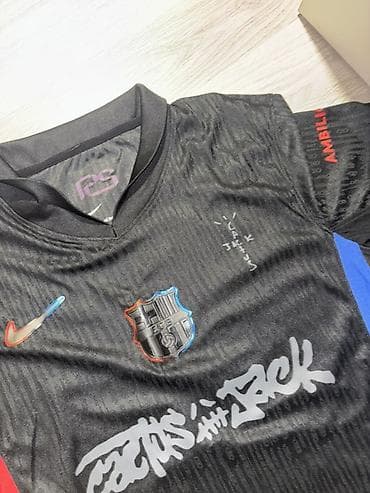 cort: Nike x FC Barcelona “Cactus Jack” xüsusi dizayn futbol köynəyi. Forma — 2