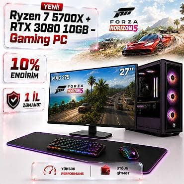 Gaming PC | Ryzen 7 5700X 4.60 GHZ | RTX 3080 10GB | SSD 1TB NVMe M.2