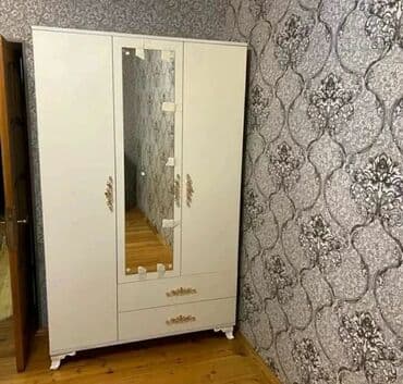 Yeni, Açılan, 3 qapılı Düz dolab, Qarderob, paltar dolabı, Azərbaycan
