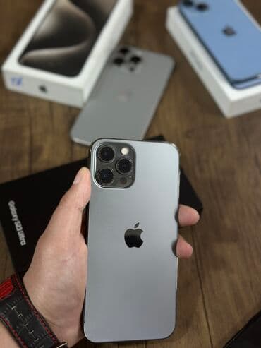 11 pro max plata: IPhone 12 Pro Max, 128 GB, Graphite, Sənədlərlə, Zəmanət, Face ID — 1