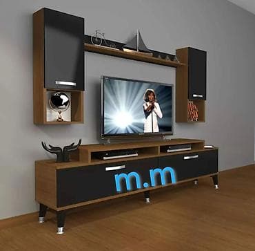 kombi şkaf: Yeni, Düz TV altlığı, Polkalı, Laminat, Rusiya — 1