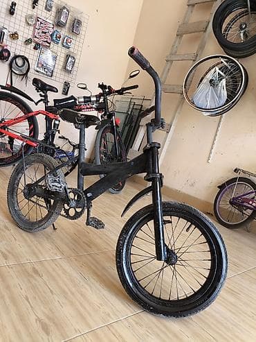 matorlu velosipedlər: İşlənmiş İki təkərli Uşaq velosipedi Stels, 16", sürətlərin sayı: 1, Ödənişli çatdırılma — 1