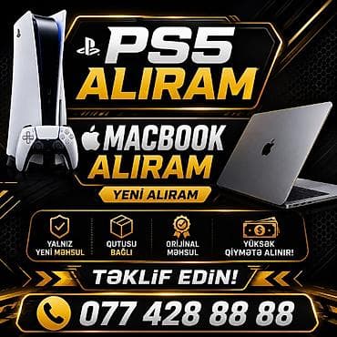 Noutbuklar və aksesuarlar: ƏN YÜKSƏK QİYMƏTLƏ PS5 VƏ MACBOOK ALIŞI YENİ YALNIZ ALIŞI KREDİTLƏ — 1
