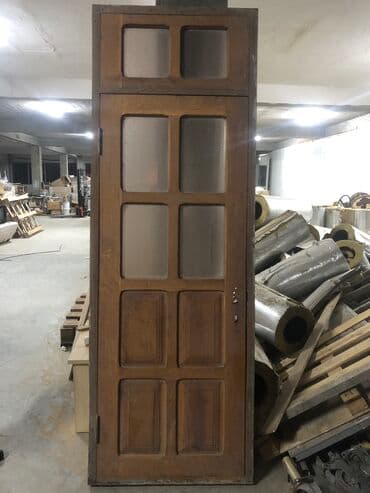 Furnitura və aksessuarlar: 8 ədəd palıd ağacınnan villa qapısı. İşlənmişdi, cürüyü qırığı yoxdur — 4