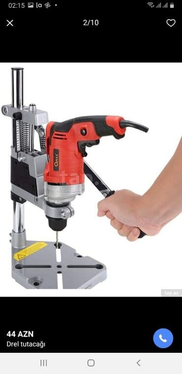 drel tutacağı: Drel tutacaği ▪️drel pastafkasi tz-6102 sütun hündürlüyü: 400mm — 2
