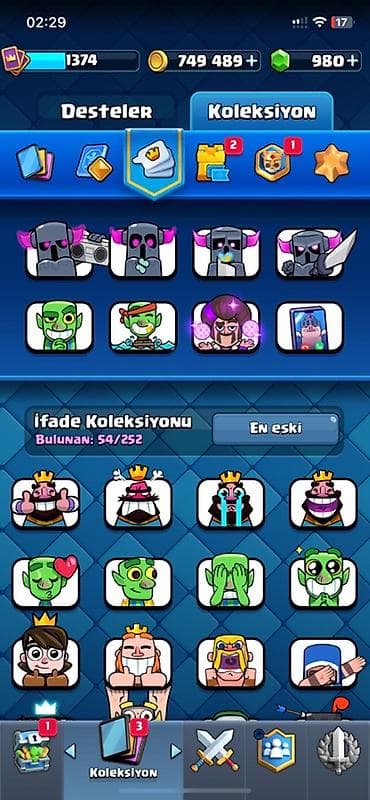 Digər: Clash Royale hesabı – uzunmüddətli aktiv profil - Xüsusi nişan: 10 — 5