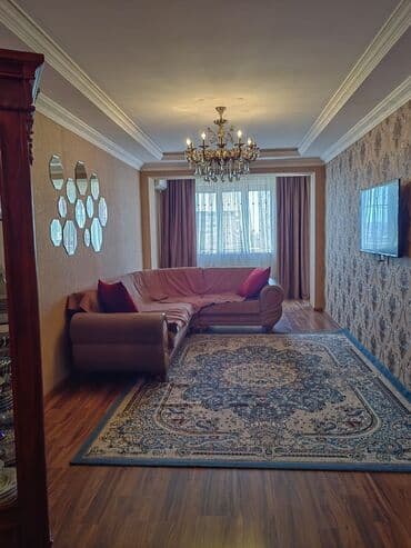 Kirayə mənzillər: 3 otaqlı tam təmirli mənzil – geniş dəhliz, qonaq otağı və ayrıca iki — 3