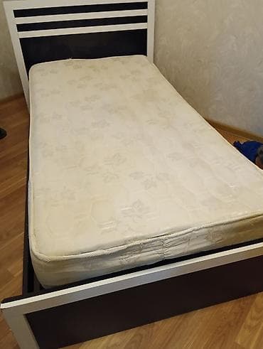 krafatlar: Təknəfərlik çarpayı, Matras ilə, Siyirməsiz — 2