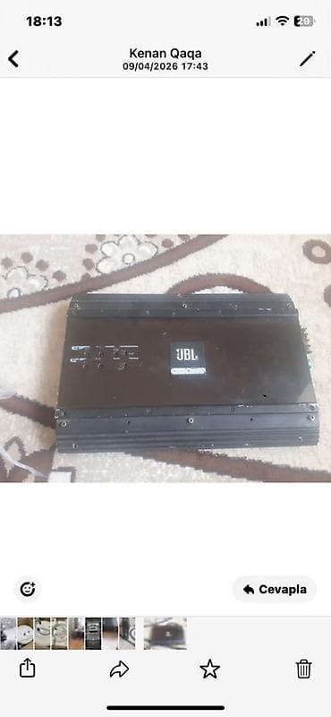 Təcili zeng ele! JBL avtomobil gücləndiricisi - Marka/model: JBL