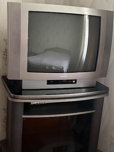Televizorlar: Grundig Elegance kineskop televizor + TV stendi və DVD oxuducu Məhsul — 5