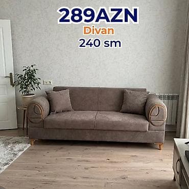 Divan – 240 sm Qiymət: 289 AZN (şəkildə göstərildiyi kimi) - Ölçü