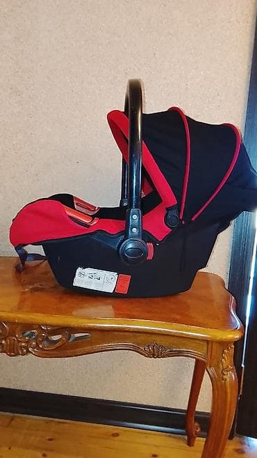 Avtokreslolar: Uşaq avtomobil oturacağı/daşıma beşiyi - Rəng: qara-qırmızı - Yeni — 3