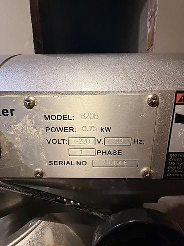 Sənaye tipli xəmir yoğurma mikseri – MODEL: B20B Texniki — 3