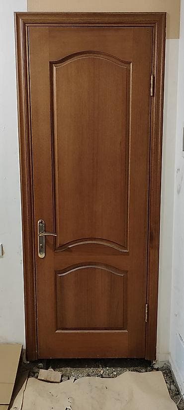 Daxili taxta qapı – klassik dizayn - Material: təbii ağac (taxta)