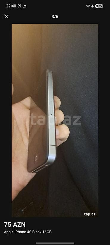 apple 4s əsli: IPhone 4S, 16 GB, Qara — 3