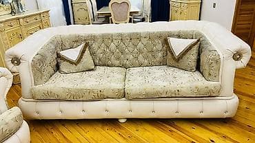 стул для пианино: Klassik üslubda tam qonaq otağı dəsti Dəst tərkibi: - Yemək masası — 8