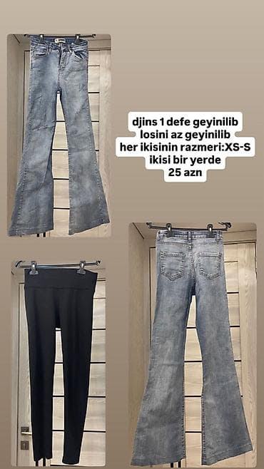 zara godekce: Şalvar, Zara, XS, rəng - Qara — 2